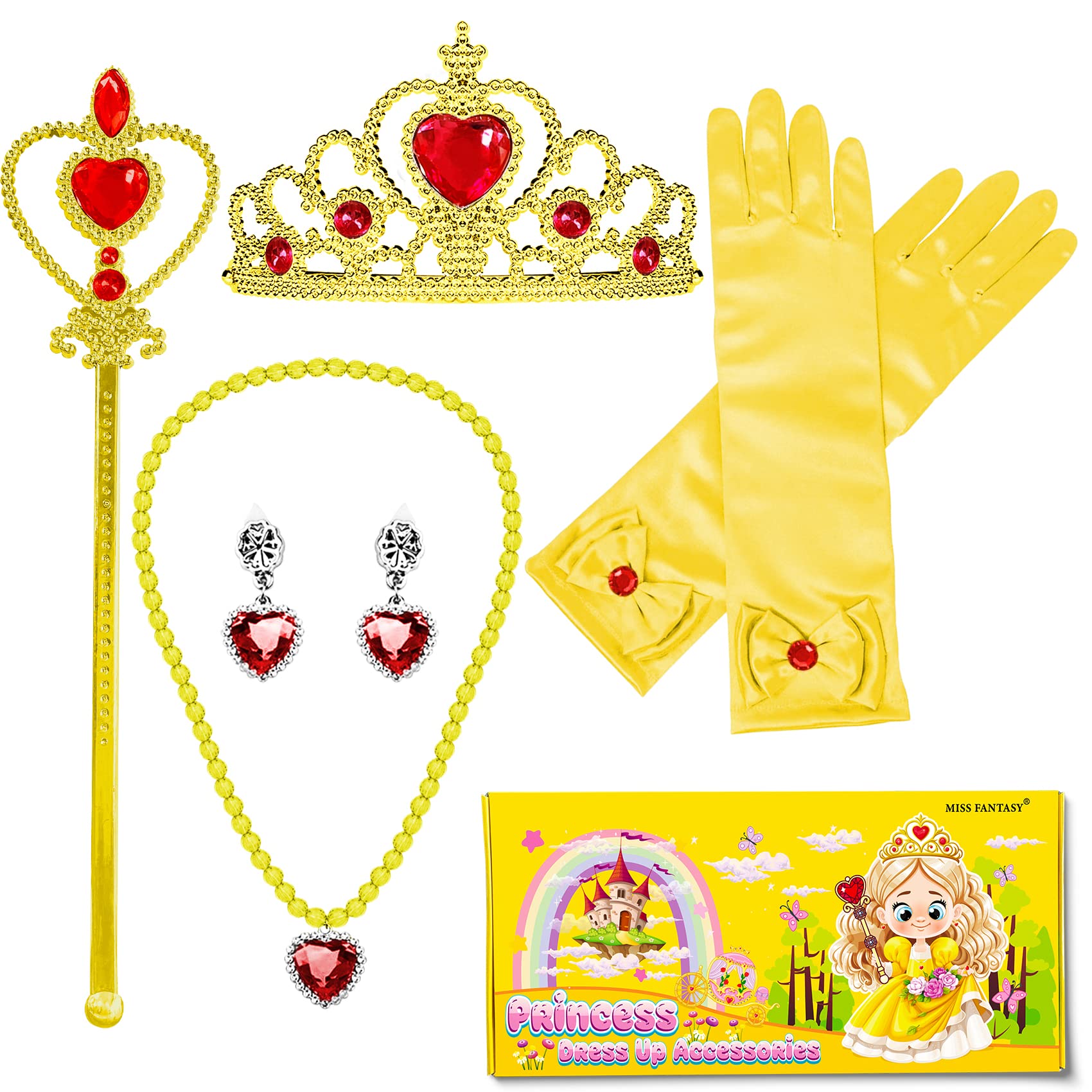 Foto 2 pulgar | Set De Accesorios De Disfraces De Princesa Miss Fantasy Para Niñas - Venta Internacional.