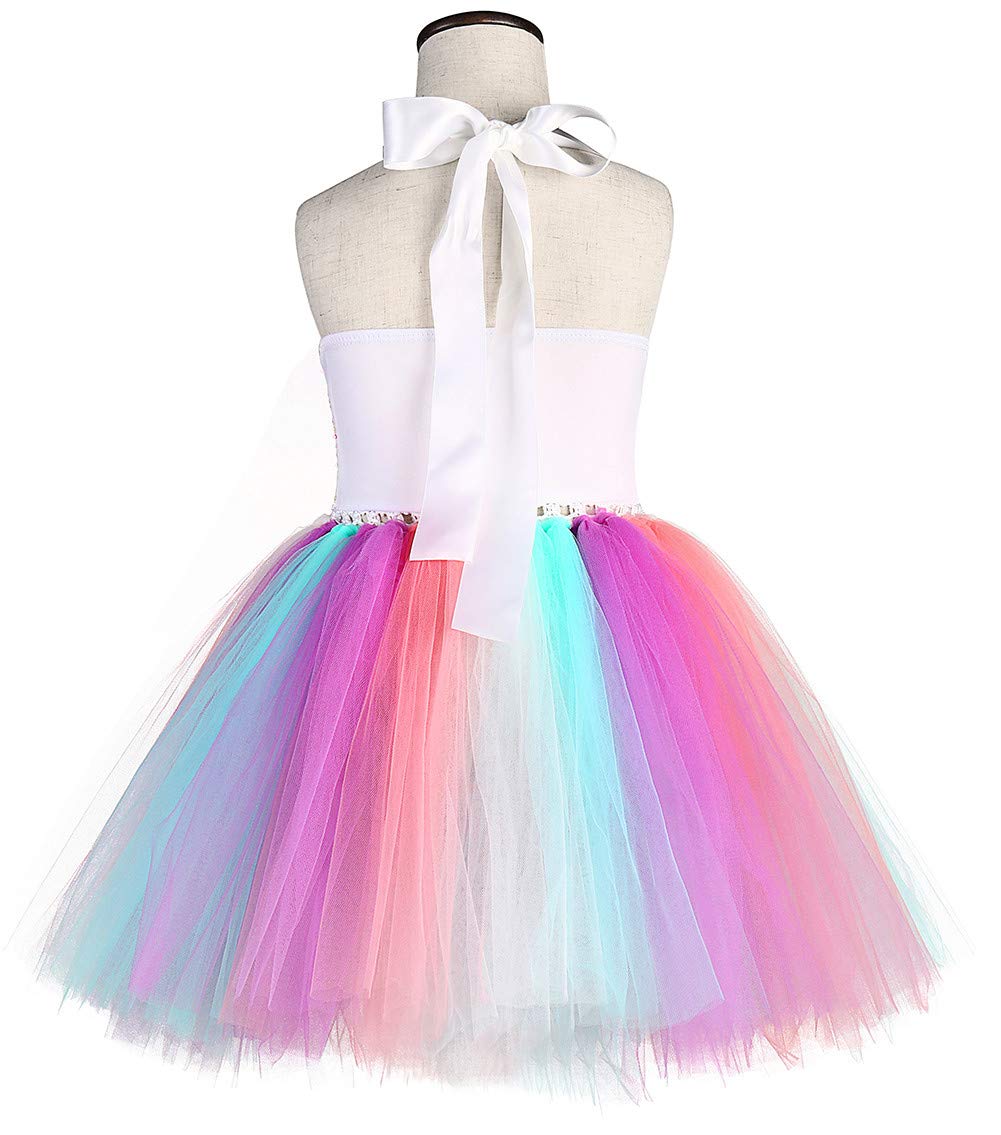 Foto 5 pulgar | Vestido de Princesa Tutu Dreams Unicorn para Niñas de 5 A 6 Años - Venta Internacional