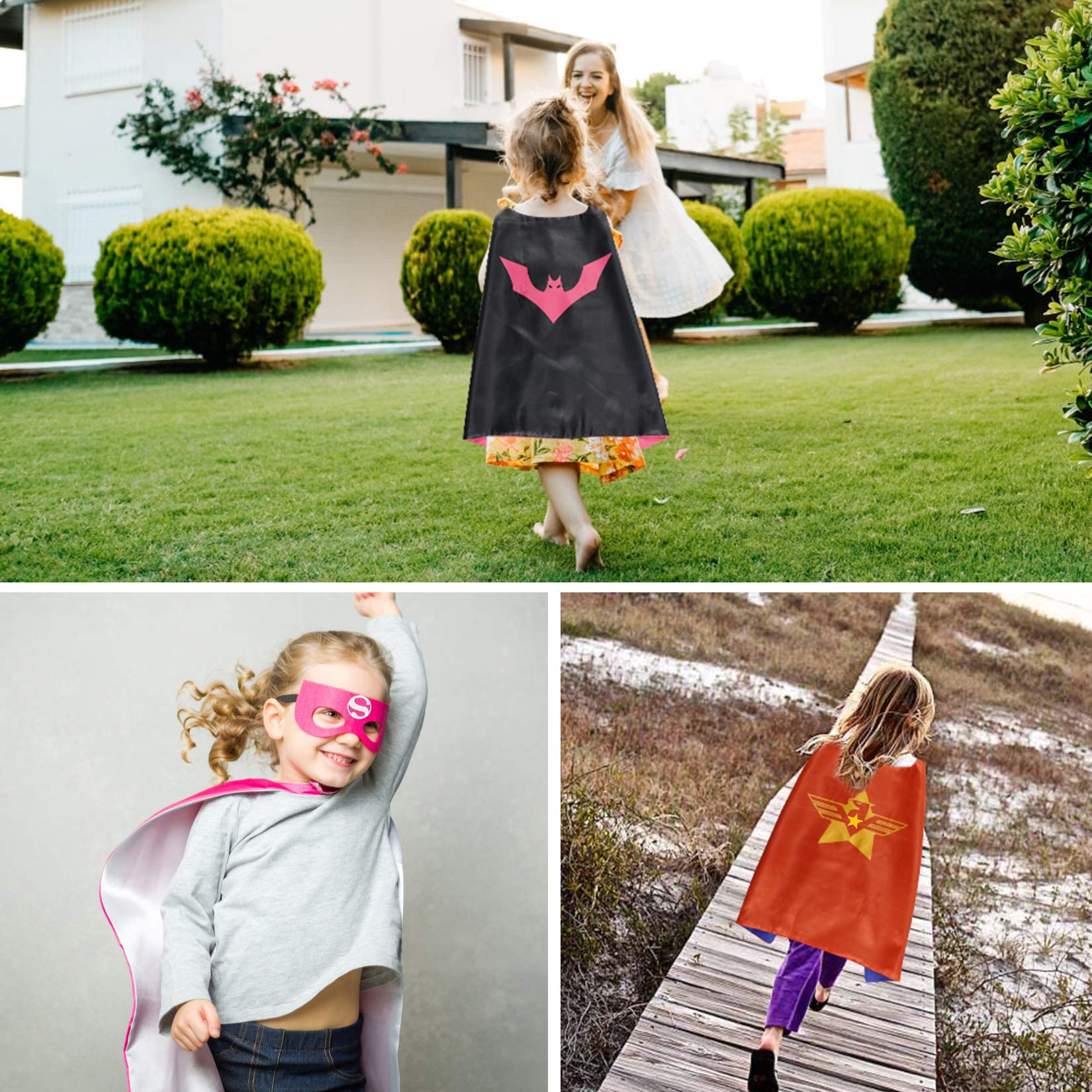 Foto 7 | Capas De Superhéroes Riorand Para Niños, Navidad, Halloween, 3 A 10 Años - Venta Internacional.