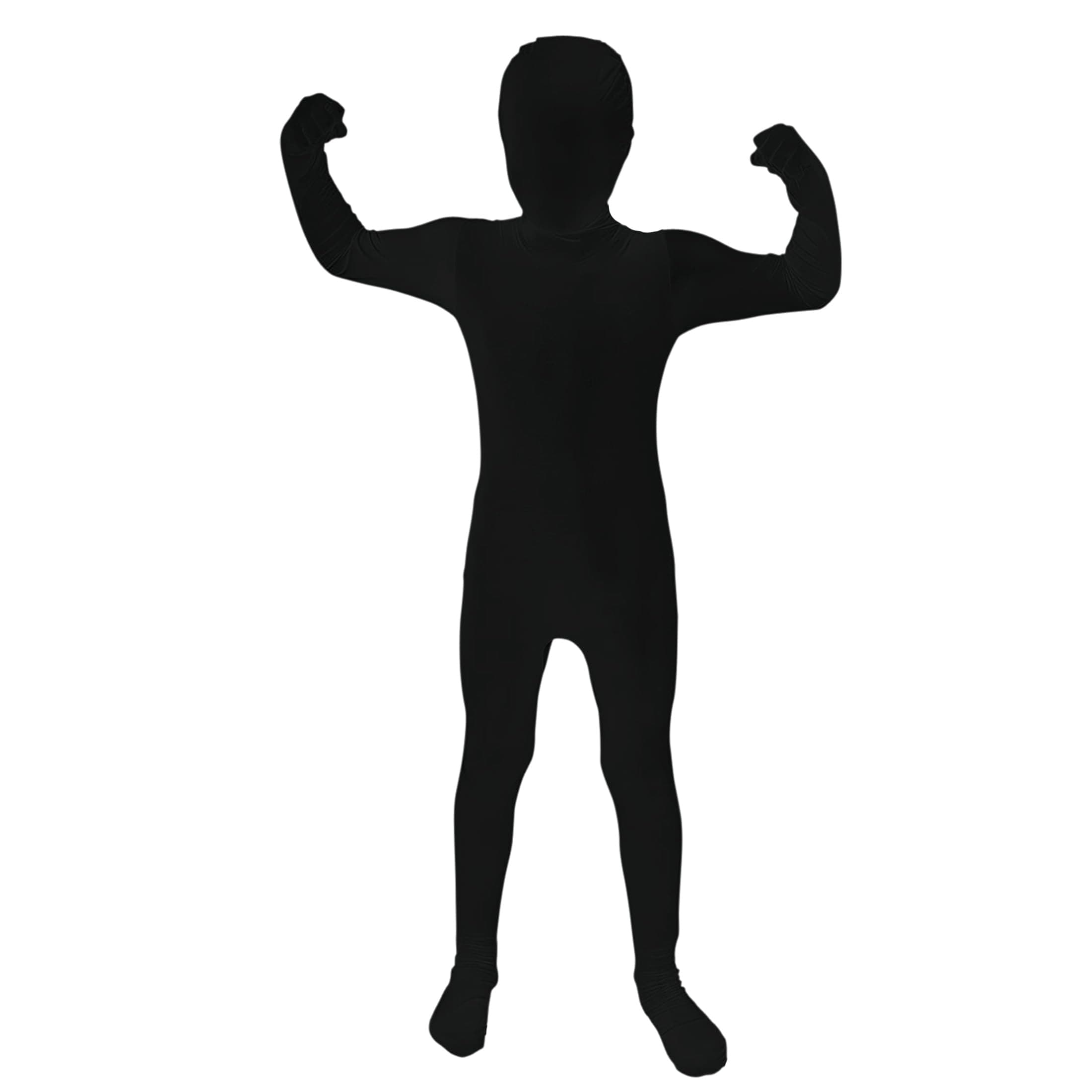 Disfraz Morphsuits Para Niños, Traje Negro Para Halloween, Talla Grande - Venta Internacional. $1,079