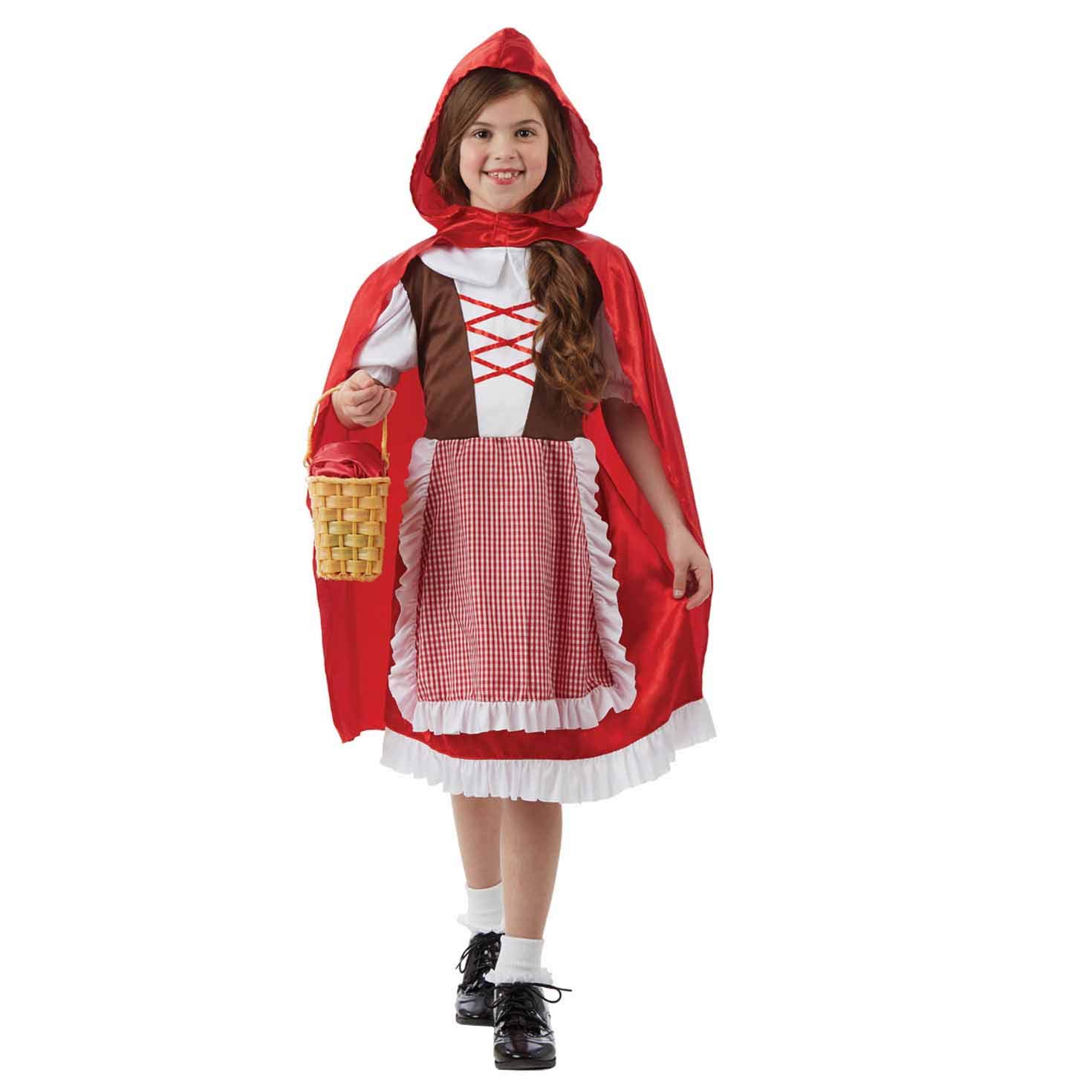 Foto 2 | Disfraz Divertido De Caperucita Roja Para Niñas, Talla Xl - Venta Internacional.