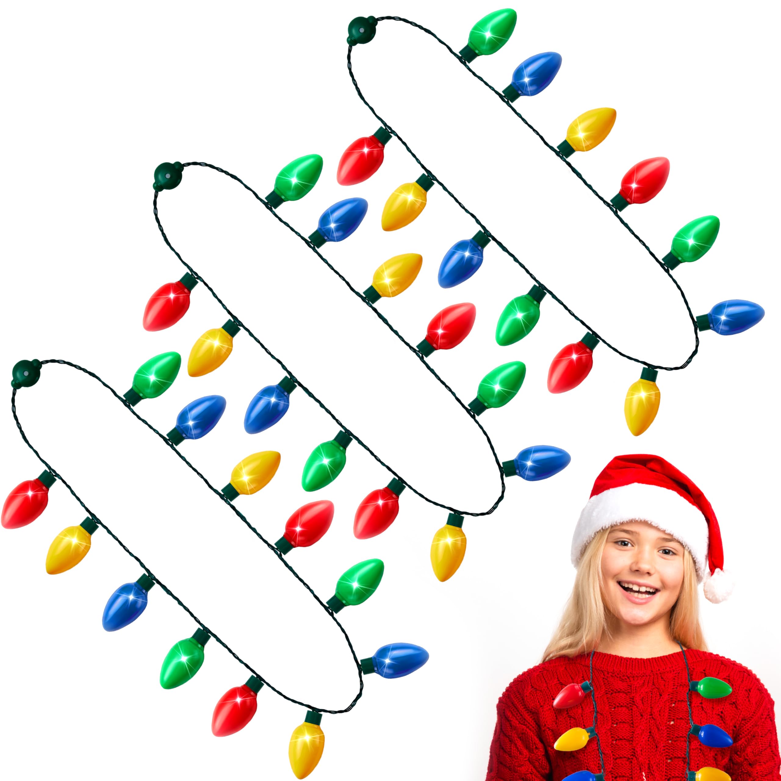 Collar Con Bombillas Led Joyin Para Fiestas De Navidad - Venta Internacional.