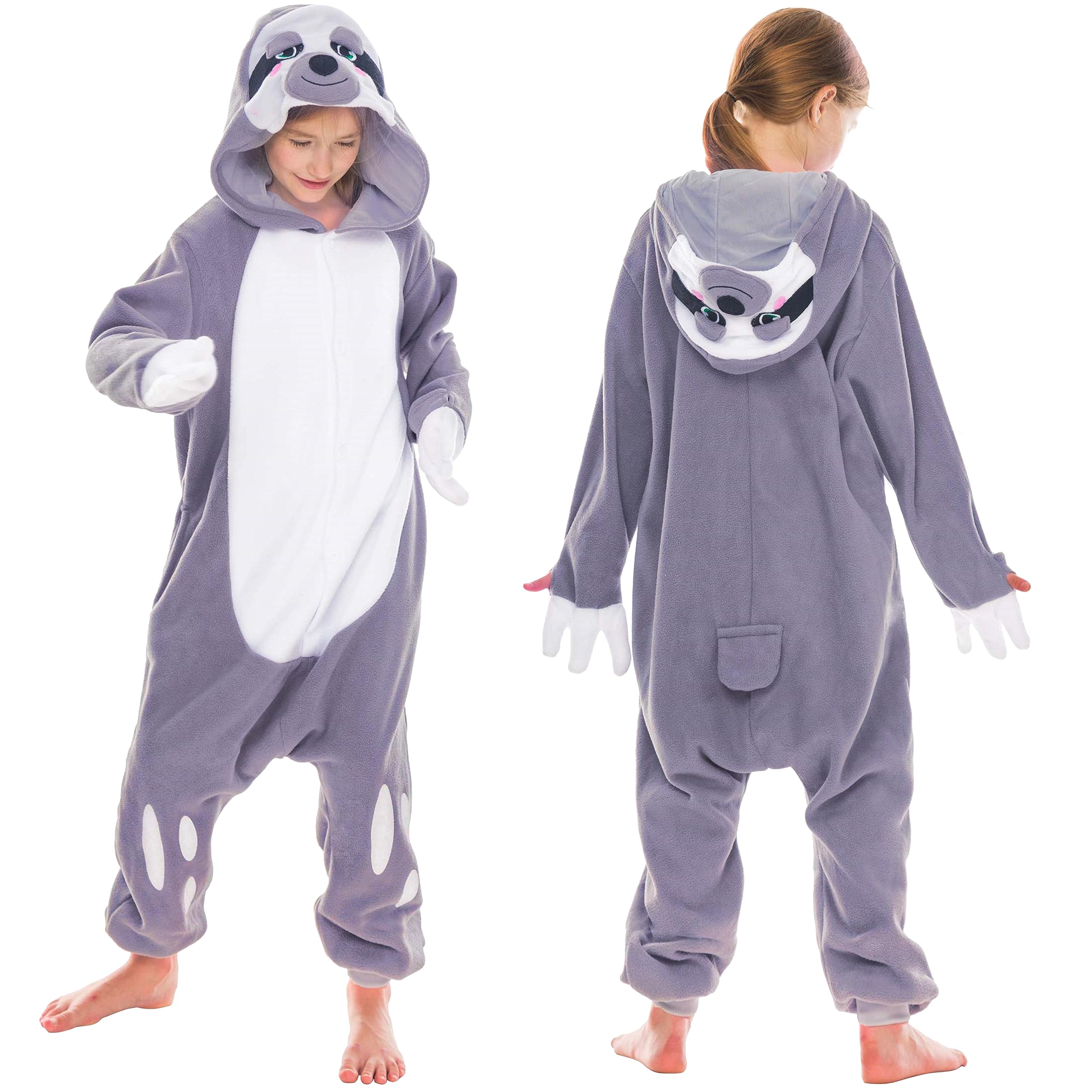 Pijama Con Forma De Perezoso De Costume Spooktacular Creations, De 8 A 10 Años - Venta Internacional.