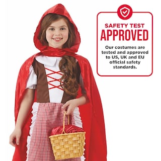 Foto 5 | Disfraz Divertido De Caperucita Roja Para Niñas De Talla Grande - Venta Internacional.