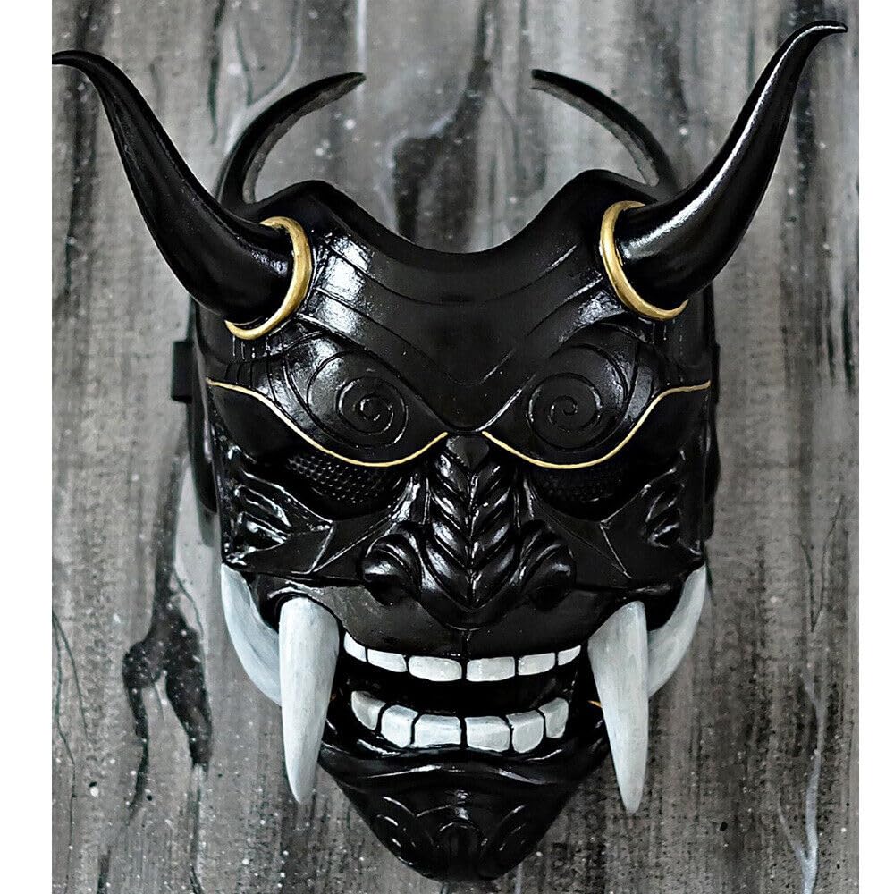 Máscara De Diablo De Látex Para Halloween, Kabuki, Samurái, Hannya Oni Noh - Venta Internacional.