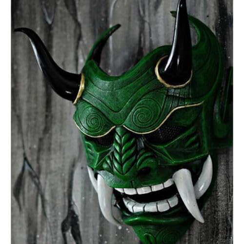 Máscara De Diablo De Látex Para Halloween, Kabuki, Samurái, Hannya Oni Noh - Venta Internacional.