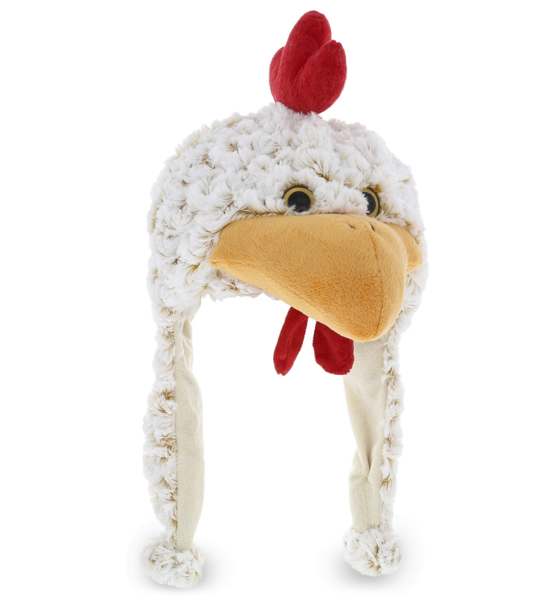 Gorro de Peluche Dollibu White Rooster - Venta Internacional