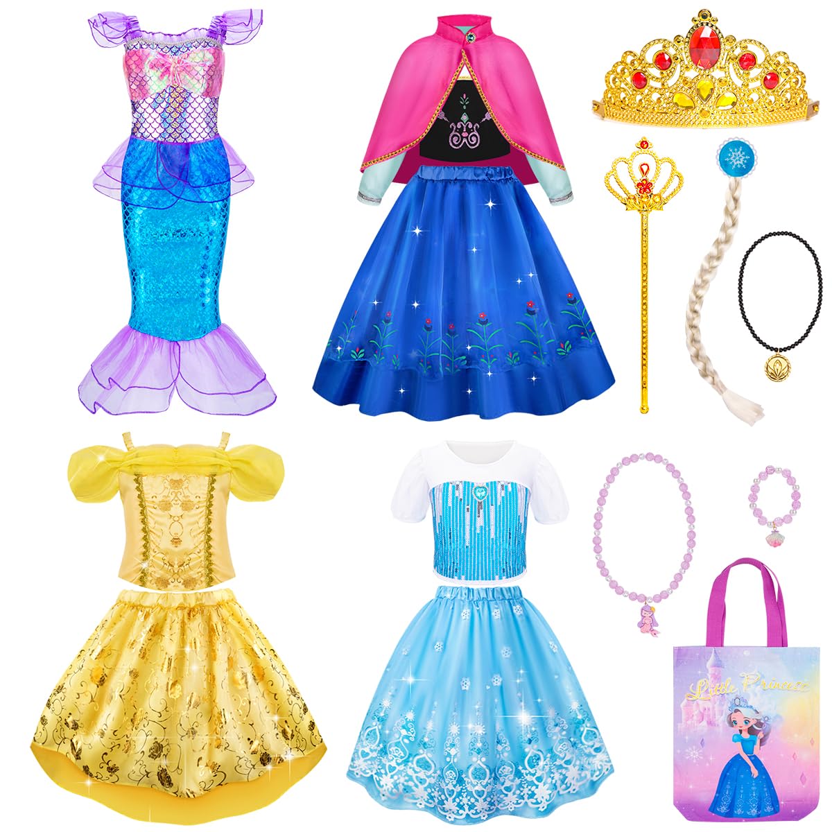 Foto 2 pulgar | Vestidos de Princesas Meland para Niñas - Venta Internacional