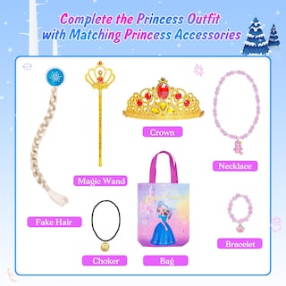 Foto 6 | Vestidos de Princesas Meland para Niñas - Venta Internacional