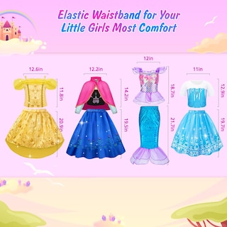 Foto 7 | Vestidos de Princesas Meland para Niñas - Venta Internacional