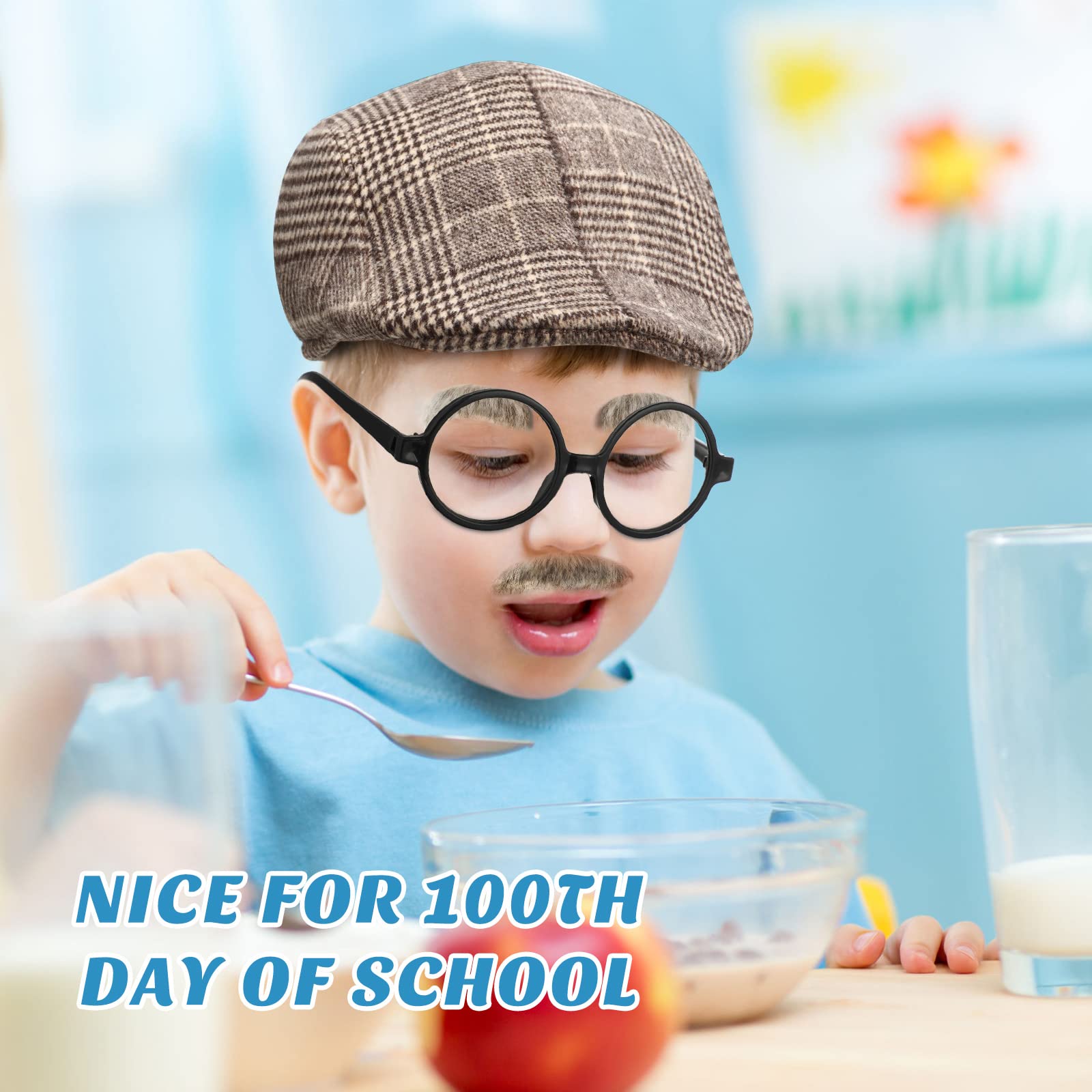 Foto 2 | Kit De Disfraces Skylety Old Man Kids Para Fiesta Escolar De 100 Días - Venta Internacional.