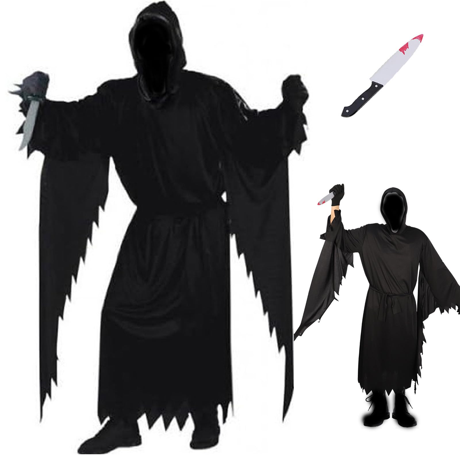 Foto 2 pulgar | Disfraz Negro para Halloween Infantil-Venta Internacional