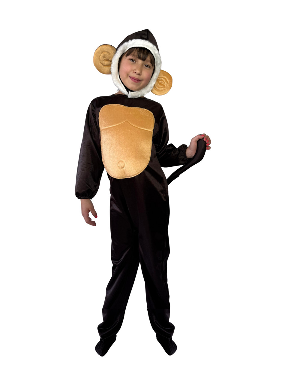 Foto 2 pulgar | Disfraz De Animales De La Primavera Changuito Y Changuita - Disfraces De Mono Para Niñas Y Niños - Traje De Chango
