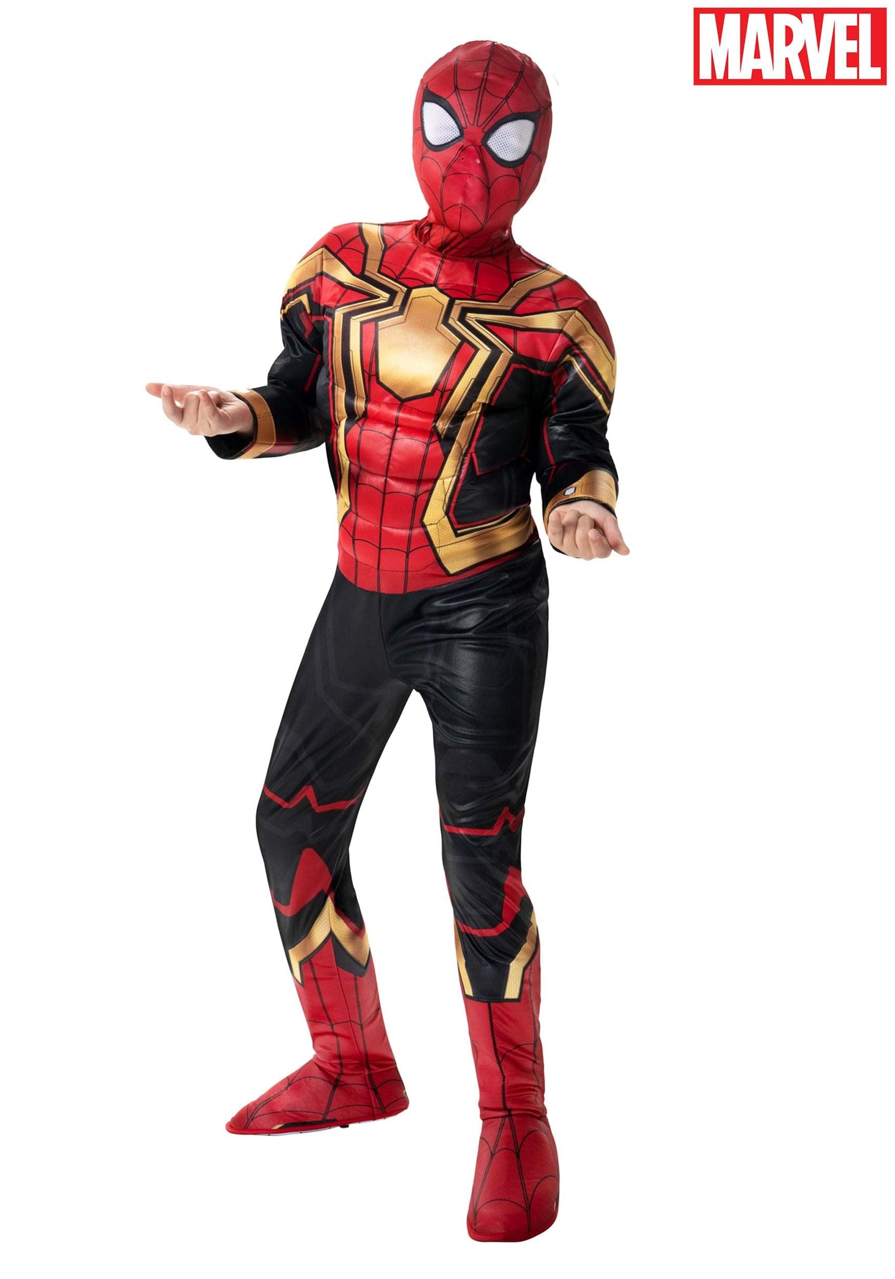 Foto 6 pulgar | Disfraz Jazwares Spider-Man Oficial para Jóvenes Halloween M Rojo - Venta Internacional