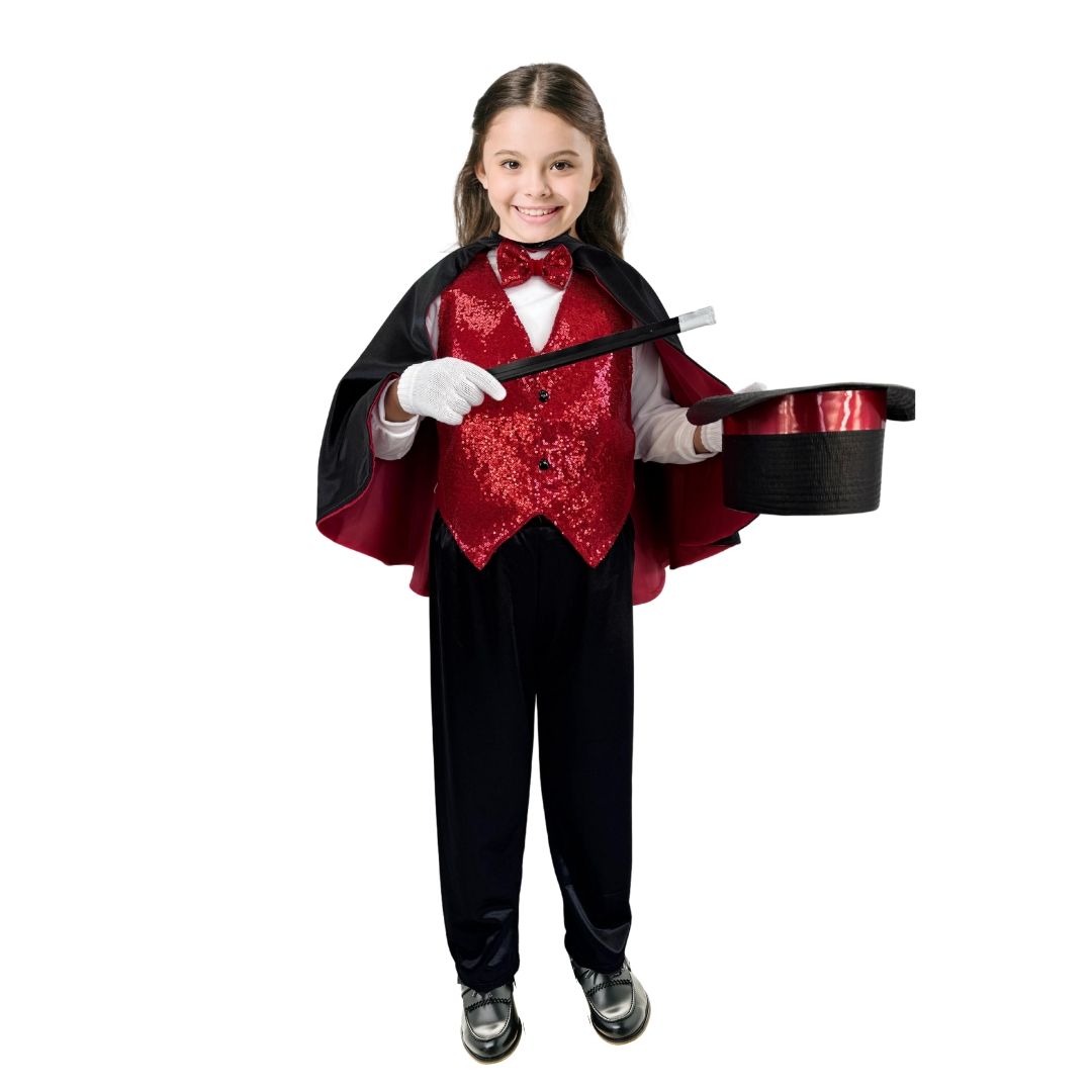 Foto 1 | Disfraz De Mago - Traje Capa Varita Mágica - Disfraces Magia