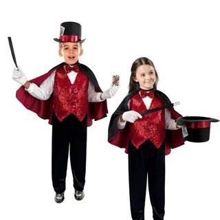 Foto 3 | Disfraz De Mago - Traje Capa Varita Mágica - Disfraces Magia