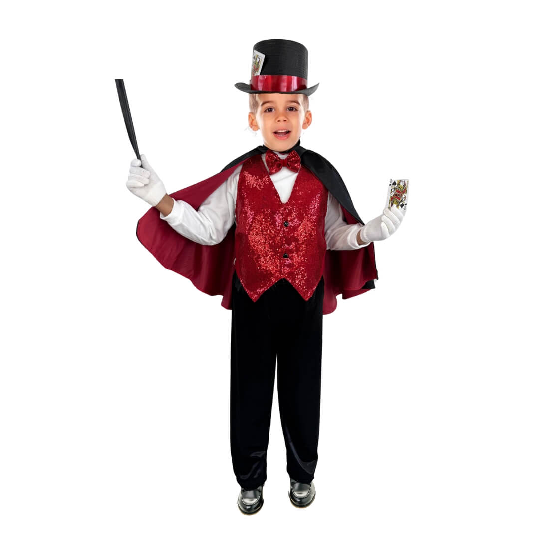 Foto 5 pulgar | Disfraz De Mago - Traje Capa Varita Mágica - Disfraces Magia
