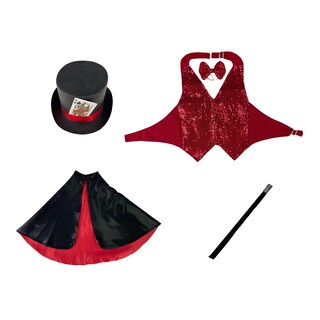 Foto 5 | Disfraz De Mago - Traje Capa Varita Mágica - Disfraces Magia