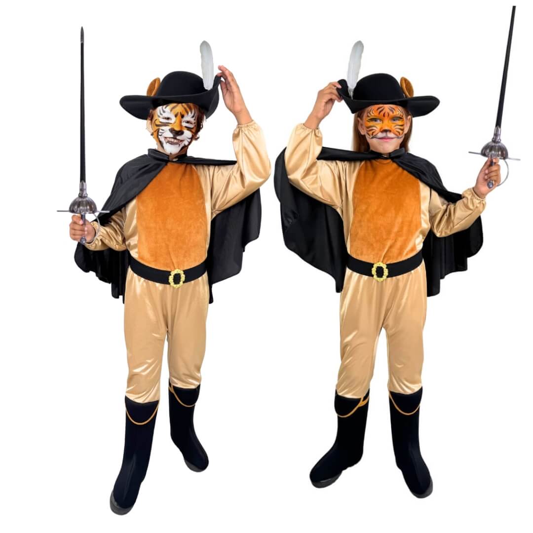 Foto 4 pulgar | Disfraz Del Gato Con Botas - Vestuarios Infantiles - Disfraces Para Halloween - Mameluco Con Sombrero - Traje An