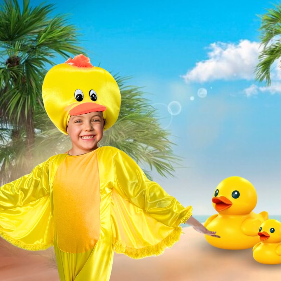 Foto 2 | Disfraz De Pato - Mameluco De Animales - Traje Con Gorro De Patito - Disfraces De Primavera - Vestuario De Patos