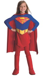 Foto 1 | Disfraz De Supergirl De Dc Comics De Rubie's Para Niños, Talla Grande - Venta Internacional.