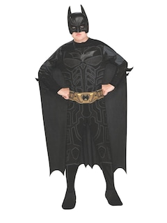 Foto 1 | Disfraz Infantil De Batman Dark Knight Rises Con Rubíes, Máscara Y Capa - Venta Internacional.