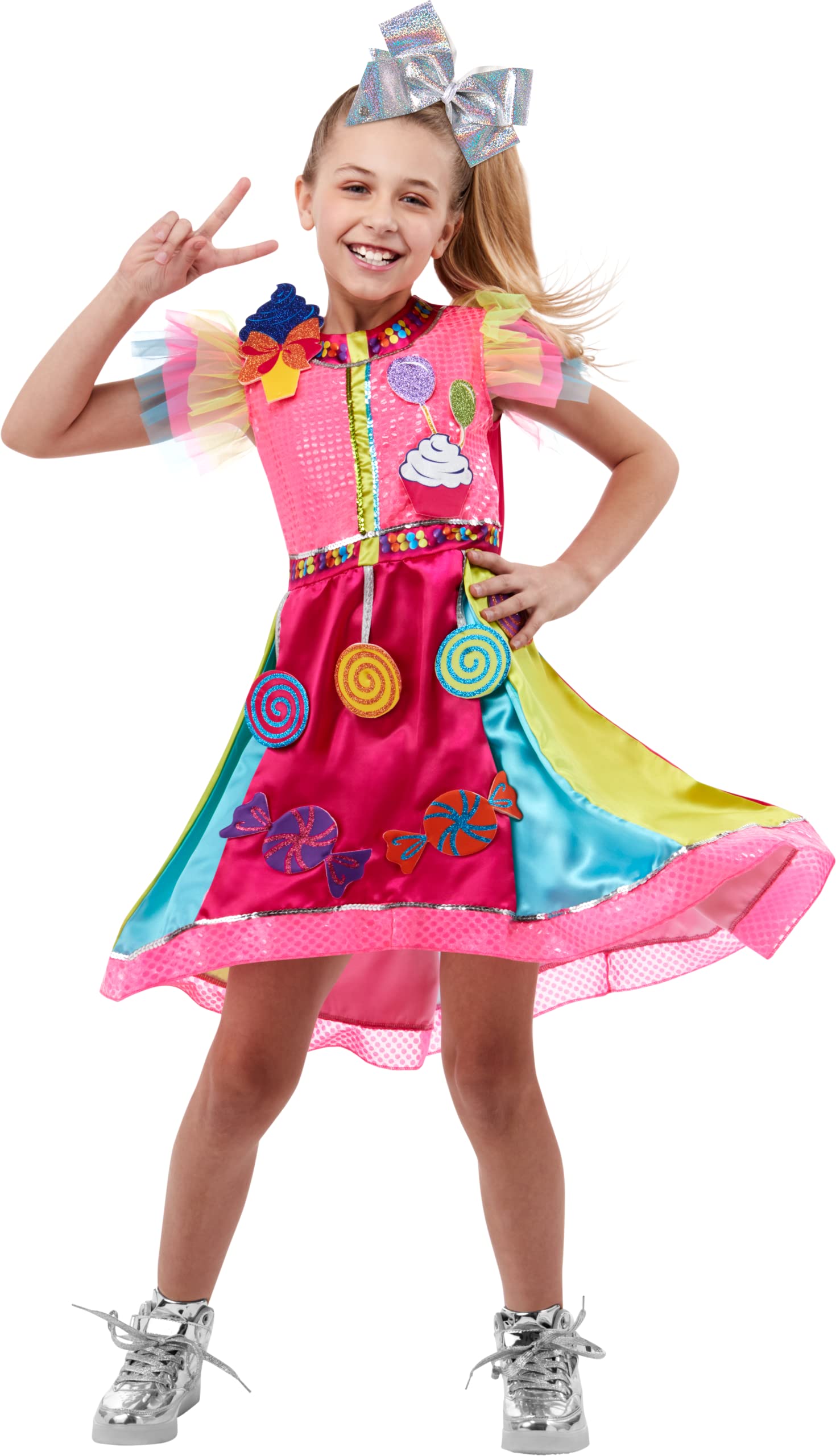 Foto 2 pulgar | Vestido De Disfraz Rubie's Jojo Siwa #2 Para Niña, Talla Pequeña - Venta Internacional.