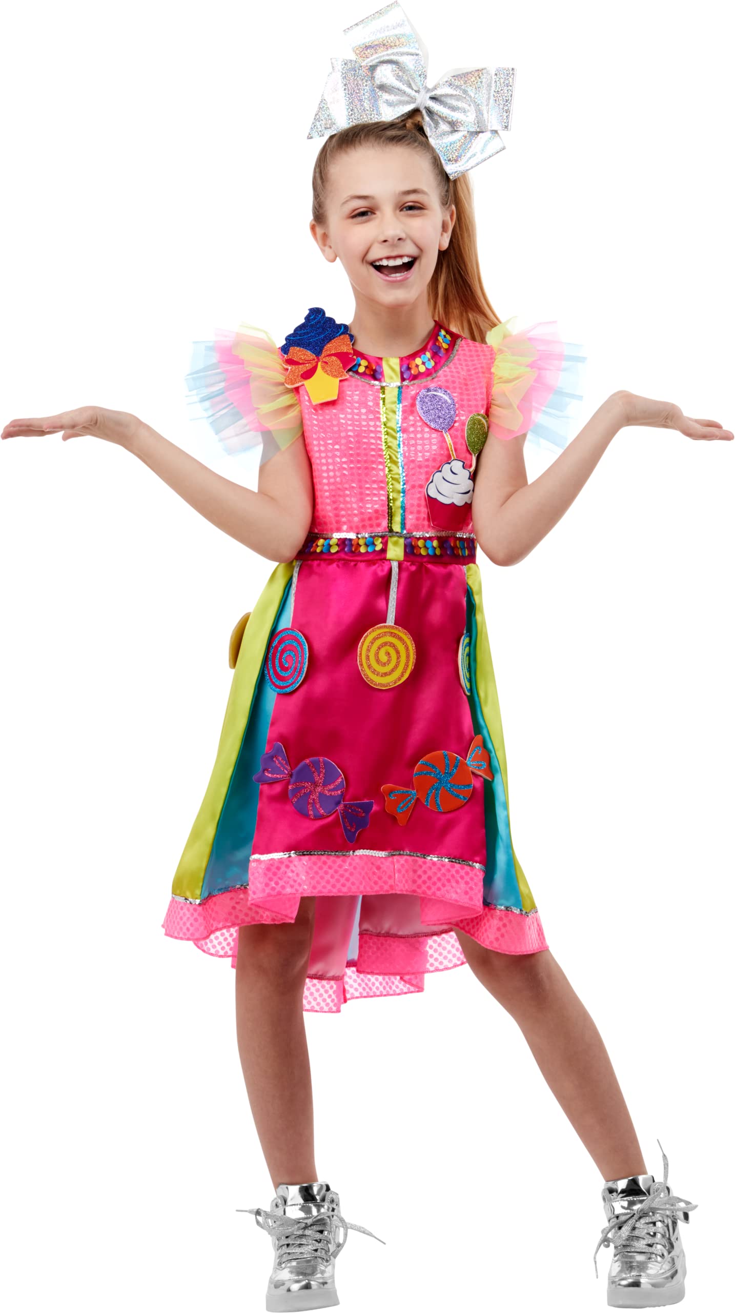 Foto 4 | Vestido De Disfraz Rubie's Jojo Siwa #2 Para Niña, Talla Pequeña - Venta Internacional.