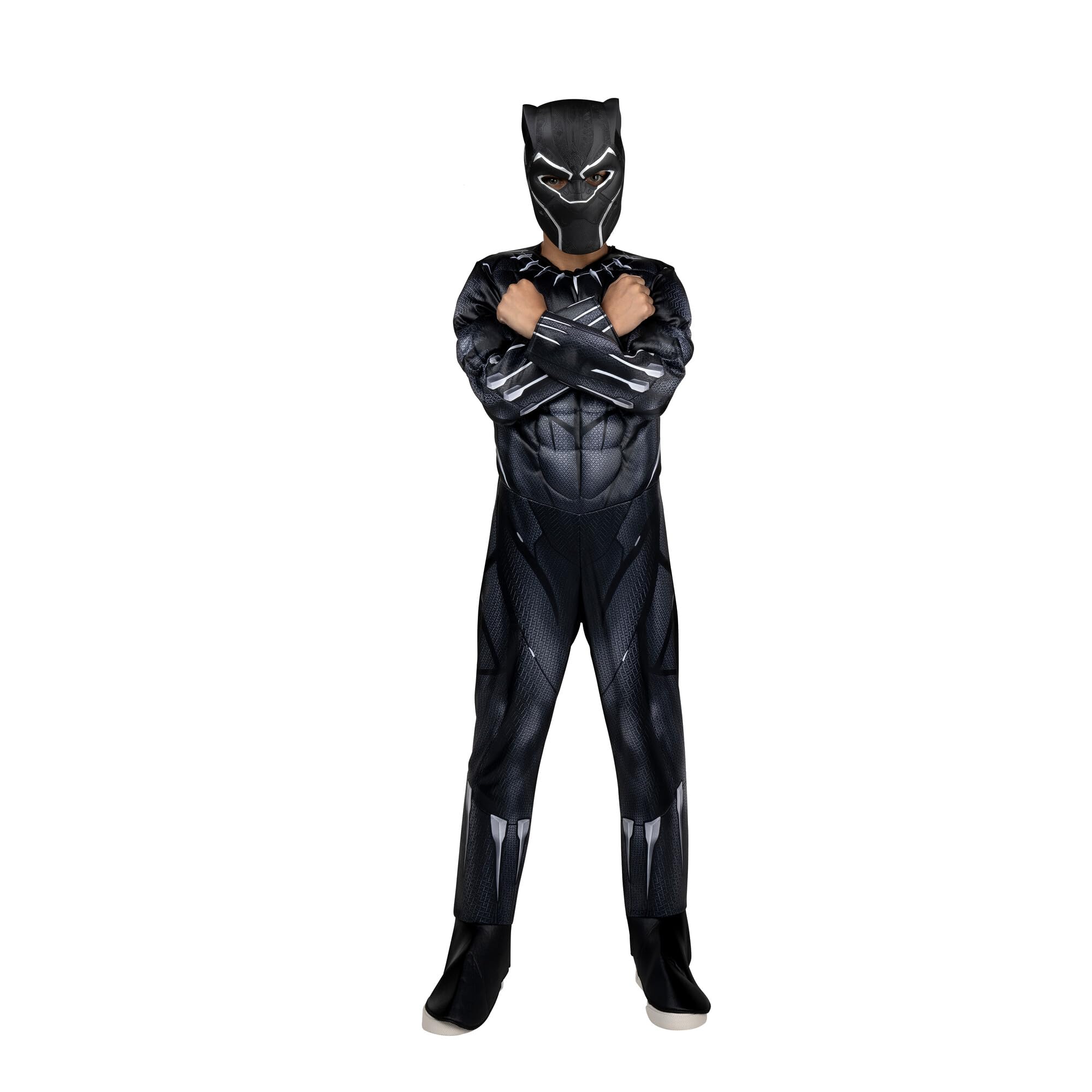 Foto 4 | Disfraz Oficial De Jazwares Black Panther Para Jóvenes De Halloween (m) - Venta Internacional.