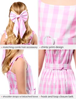 Foto 2 | Disfraz De Rubíes Para Barbie Perfect Day, Rosa, Para Niños Y Niñas - Venta Internacional.