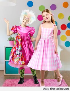Foto 5 | Disfraz De Rubíes Para Barbie Perfect Day, Rosa, Para Niños Y Niñas - Venta Internacional.