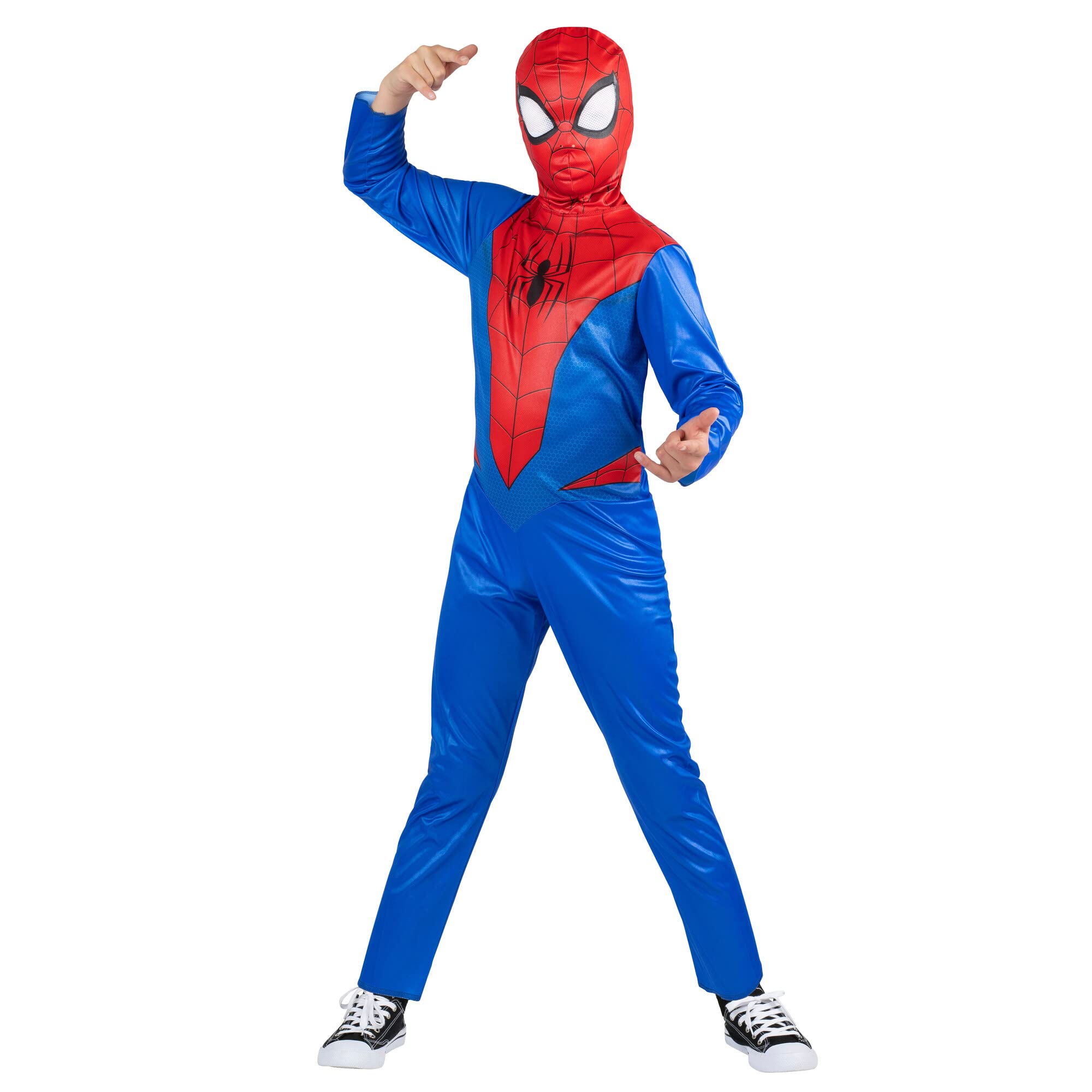 Foto 2 pulgar | Disfraz Oficial De Spider-man De Jazwares Para Jóvenes Con Máscara Desmontable - Venta Internacional.