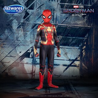 Foto 4 | Disfraz Jazwares Marvel Spider-man Zentai Youth Deluxe (l) - Venta Internacional.