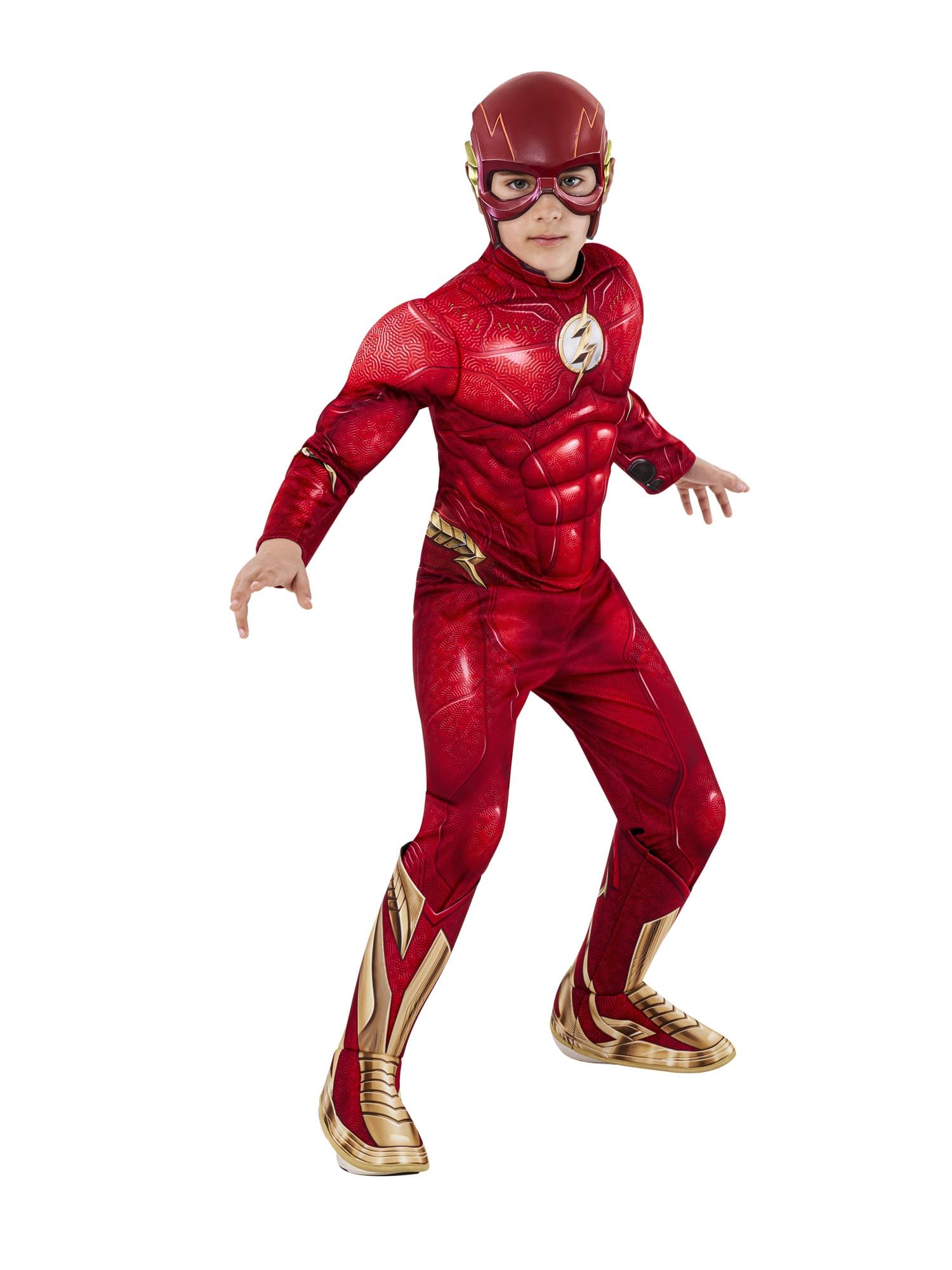 Foto 2 pulgar | Disfraz De Rubie's Para Niños De Dc The Flash Movie Con Máscara - Venta Internacional.