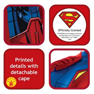 Foto 3 | Disfraz De Superman De Dc Universe De Rubies Para Niños, Talla Mediana - Venta Internacional.