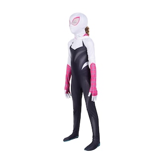 Foto 4 | Disfraz Jazwares Spider-gwen Oficial Para Jóvenes De Zentai Halloween - Venta Internacional.