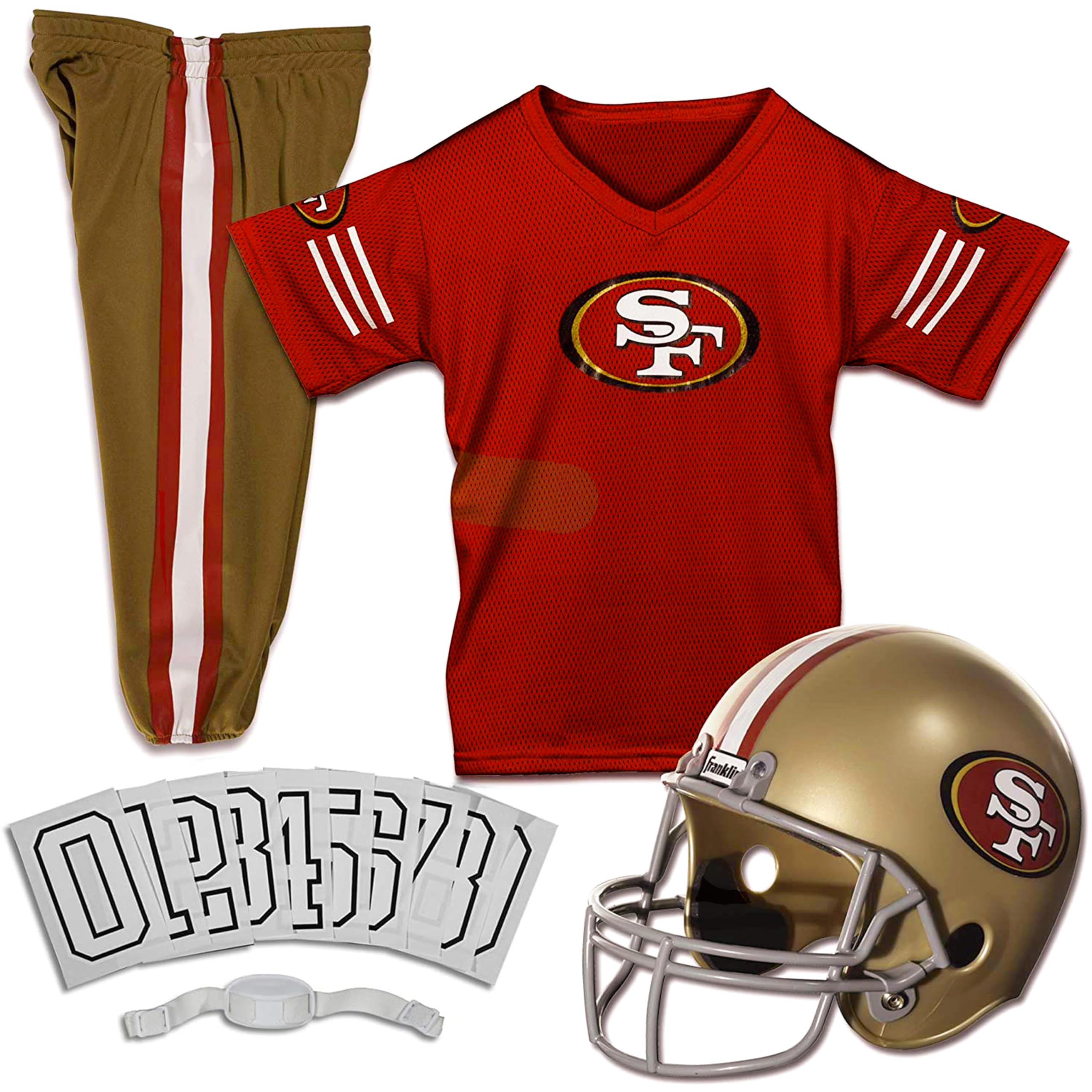 Foto 1 | Conjunto De Uniforme Franklin Sports San Francisco 49ers Kids Nfl - Venta Internacional.