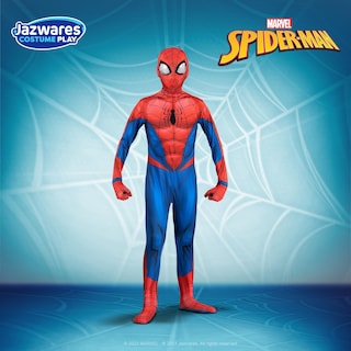 Foto 4 | Disfraz Jazwares Costume Play Marvel Spider-man Zentai Youth - Venta Internacional.