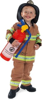 Foto 1 | Disfraz Rubie's Firefighter Para Niños, Color Canela, Talla Pequeña - Venta Internacional.