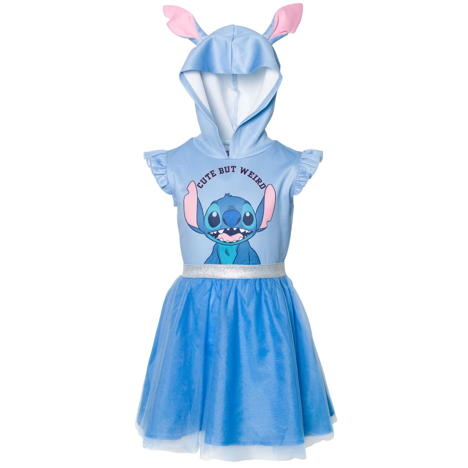 Foto 2 pulgar | Vestido Disney Lilo & Stitch Cosplay De Manga Corta Para Niña, Azul 4 - Venta Internacional.