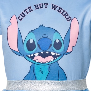 Foto 5 | Vestido Disney Lilo & Stitch Cosplay De Manga Corta Para Niña, Azul 4 - Venta Internacional.