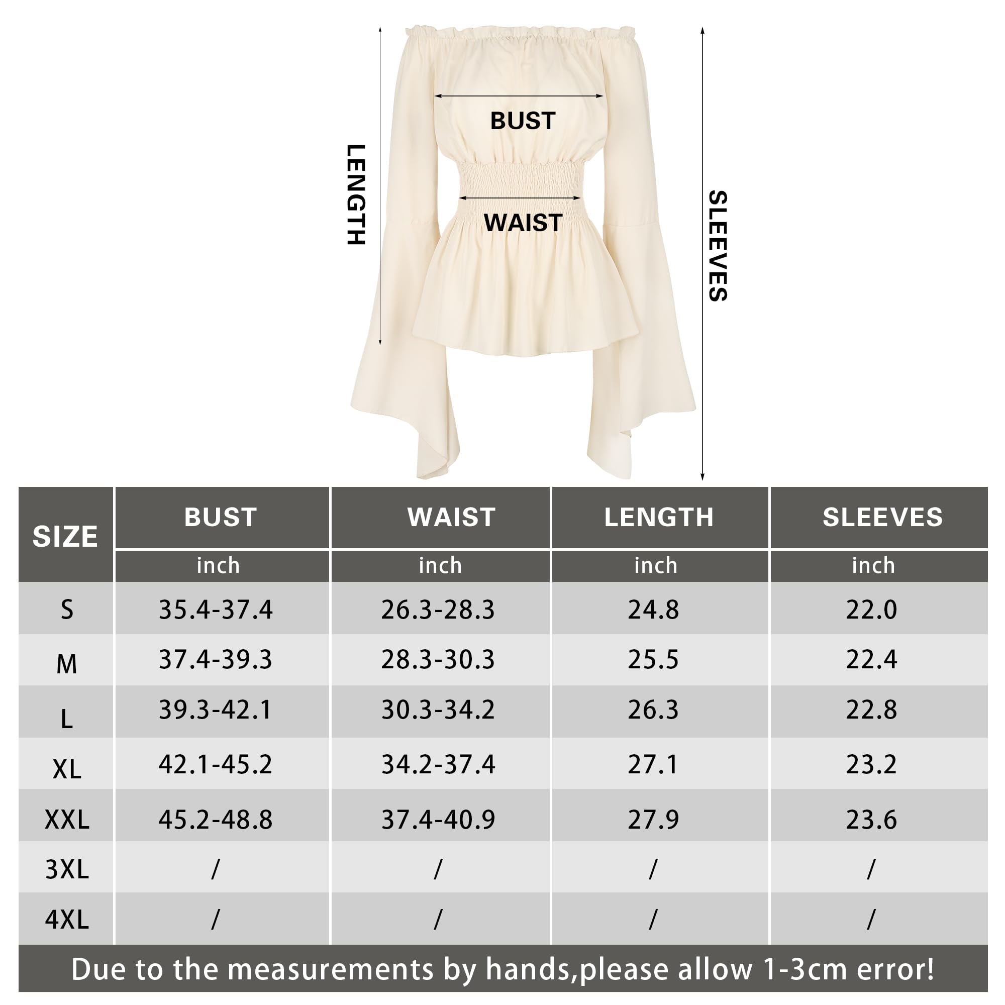 Foto 7 pulgar | Disfraz De Pirata Cicoci Para Mujer Con Blusa Renacentista Y Tacón - Venta Internacional.