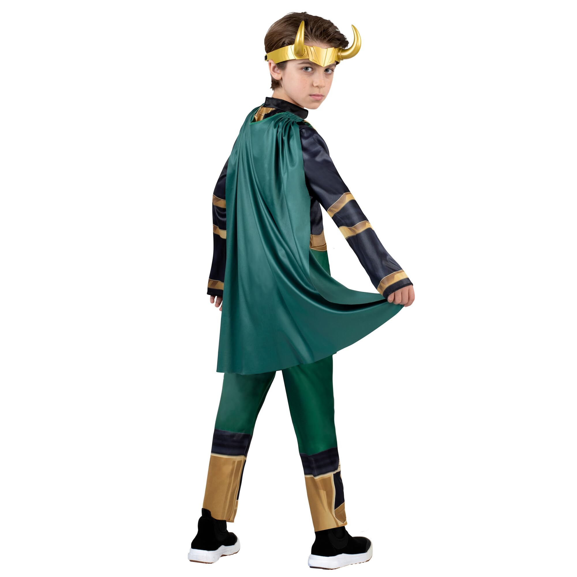 Foto 2 | Disfraz De Halloween Jazwares Marvel Loki Youth Con Capa (s) - Venta Internacional.