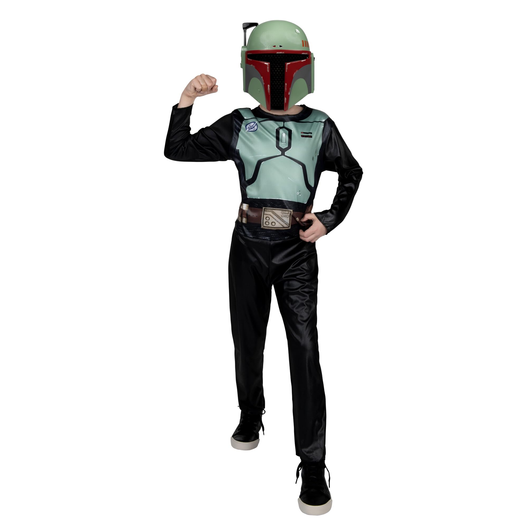Foto 2 | Disfraz De Halloween Jazwares Star Wars Boba Fett Para Jóvenes, Negro - Venta Internacional.