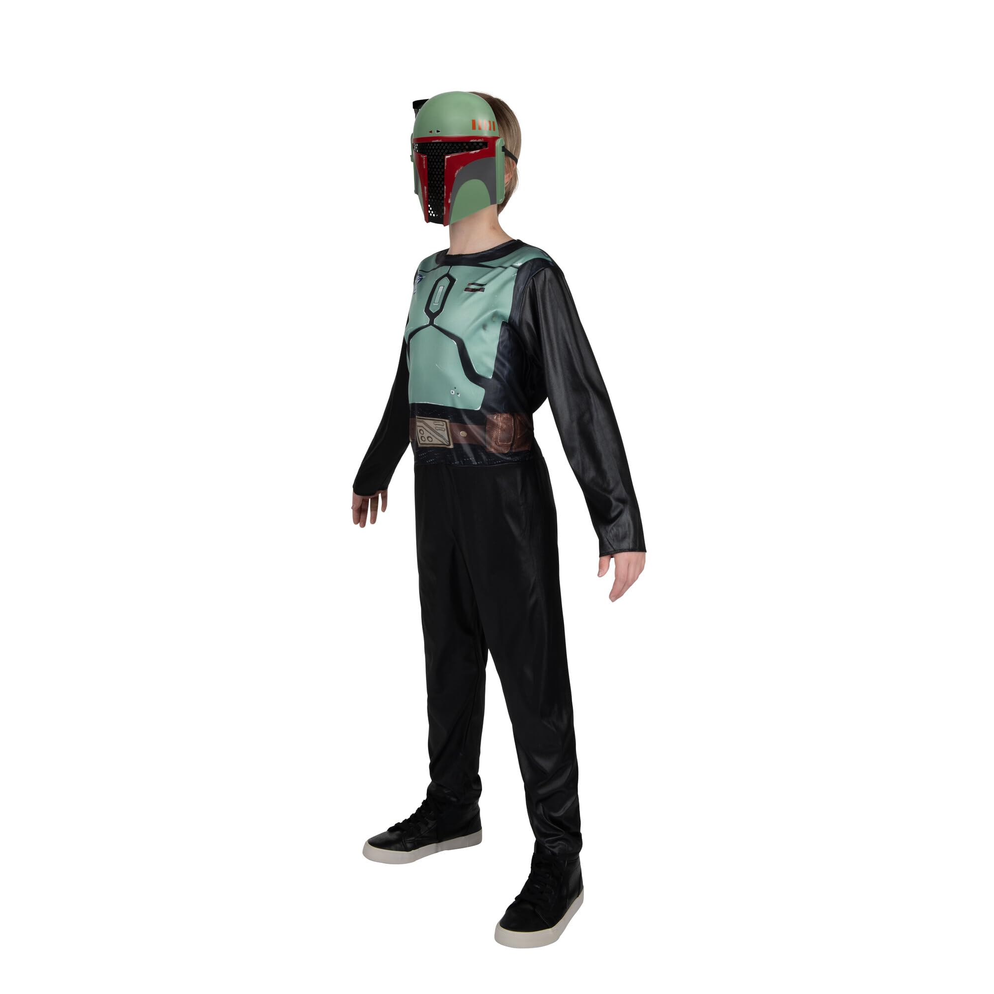 Foto 4 | Disfraz De Halloween Jazwares Star Wars Boba Fett Para Jóvenes, Negro - Venta Internacional.