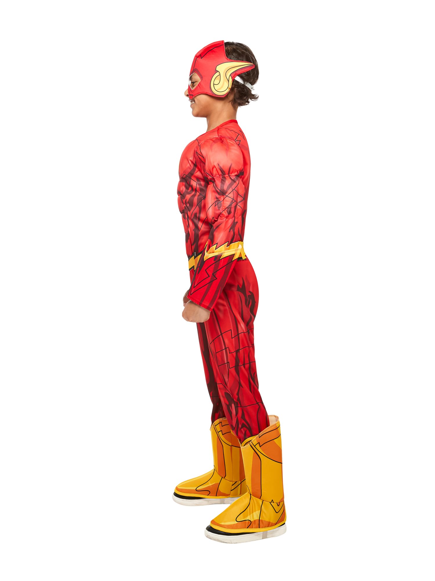 Foto 3 pulgar | Disfraz Rubie's Dc Superheroes Flash Deluxe Para Niños, Tamaño Mediano - Venta Internacional.