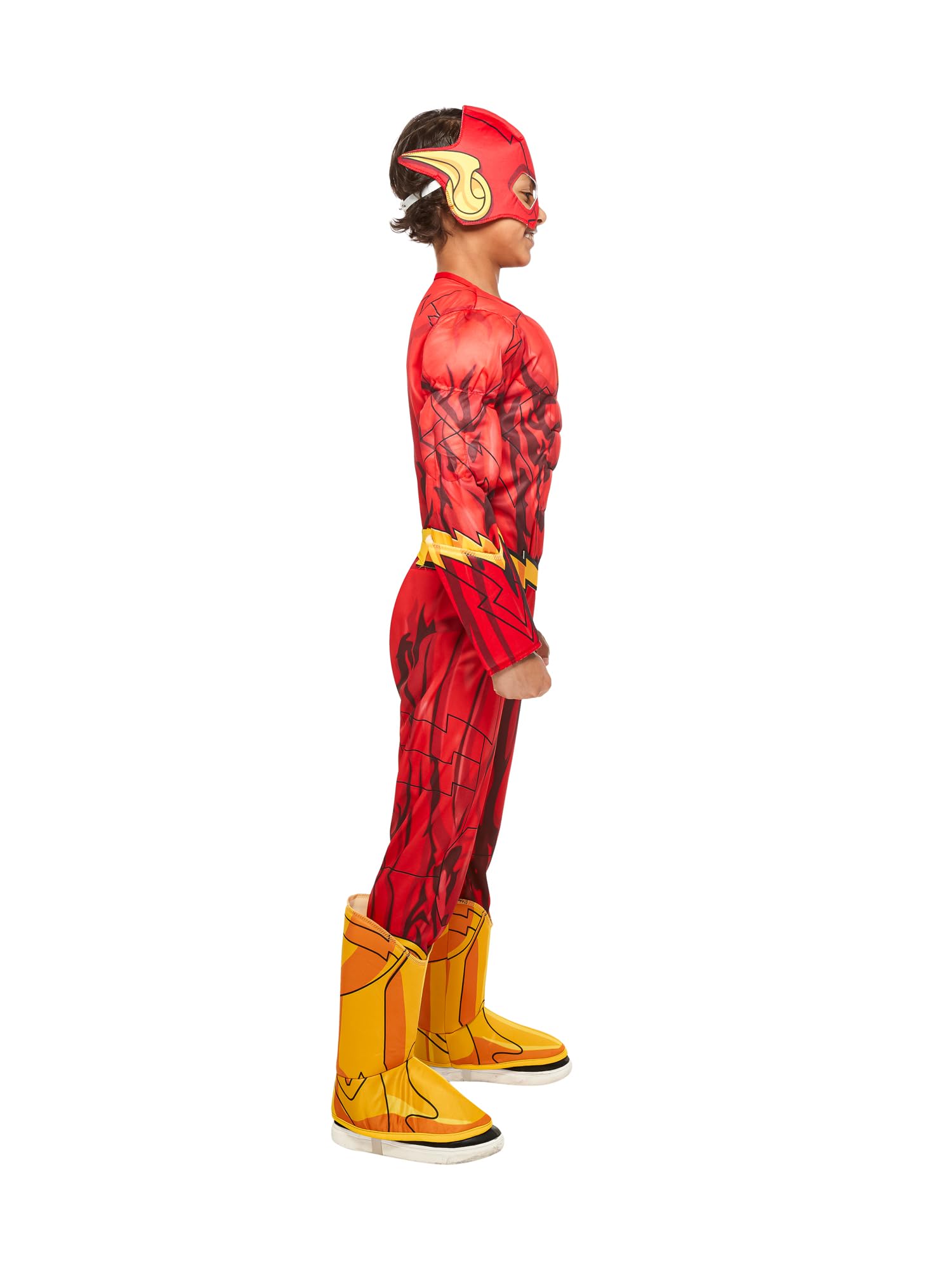 Foto 4 pulgar | Disfraz Rubie's Dc Superheroes Flash Deluxe Para Niños, Tamaño Mediano - Venta Internacional.