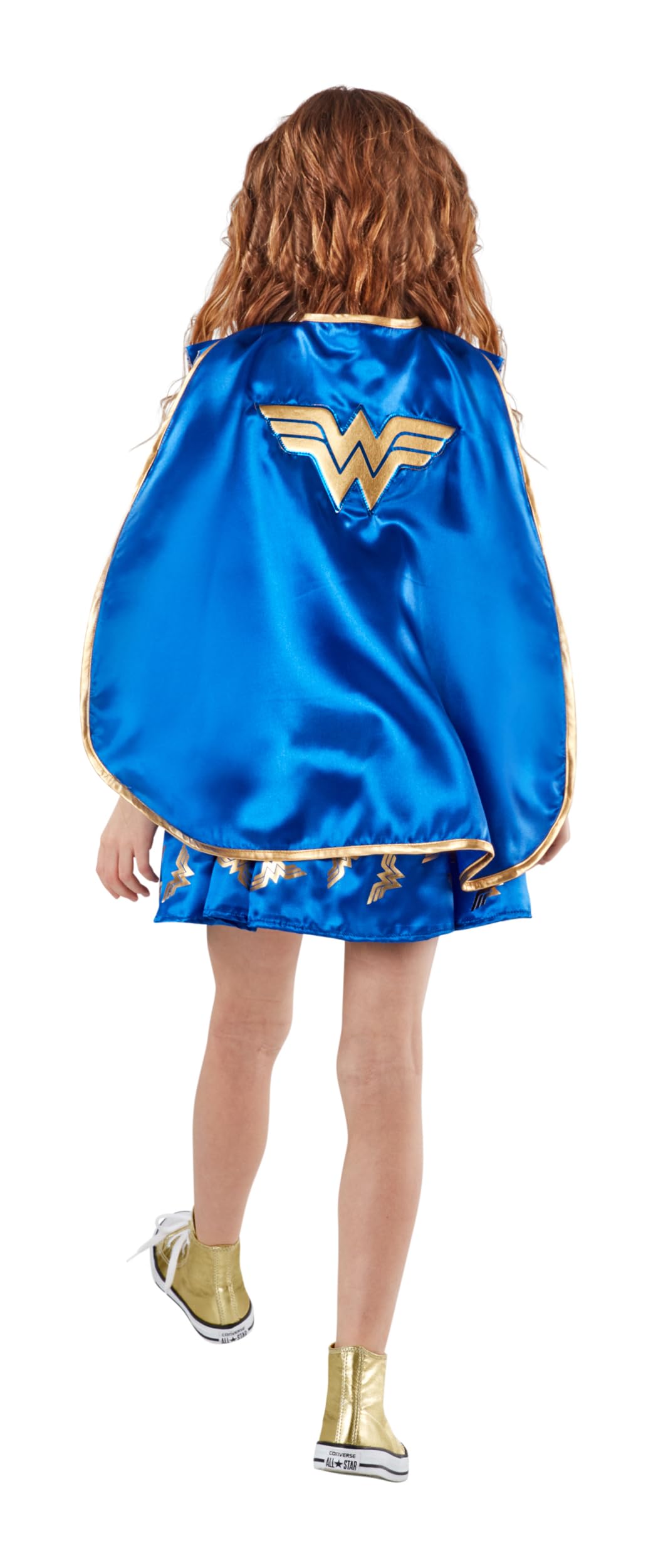 Foto 3 pulgar | Disfraz Rubie's Girl Wonder Woman De Dc Comics Con Capa Grande - Venta Internacional.