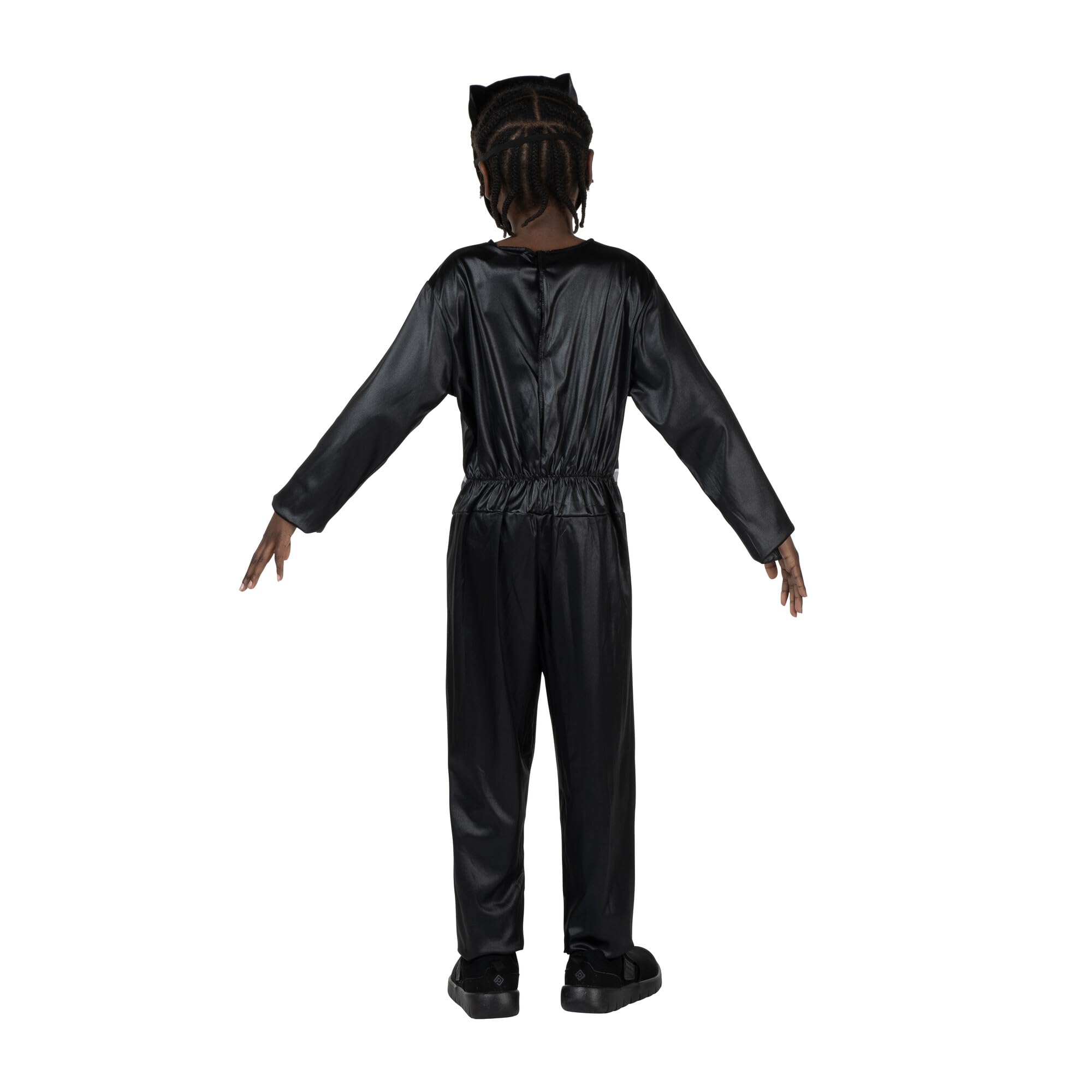 Foto 6 pulgar | Disfraz Oficial De Jazwares Black Panther Para Jóvenes Con Máscara De Plástico - Venta Internacional.