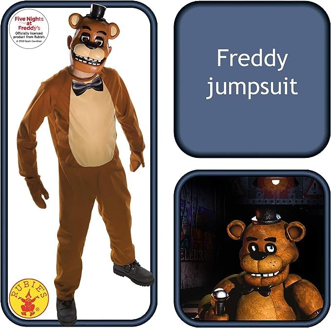 Foto 3 | Disfraz Las Cinco Noches De Rubie's En Freddy's Freddy Child Brown - Venta Internacional.